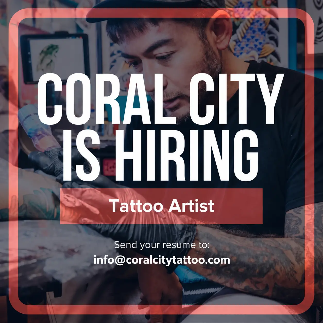 Coral City Tattoo is hiring